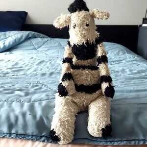 Jellycat Zebra Junglie Bunglie Plush Stuffed Animal